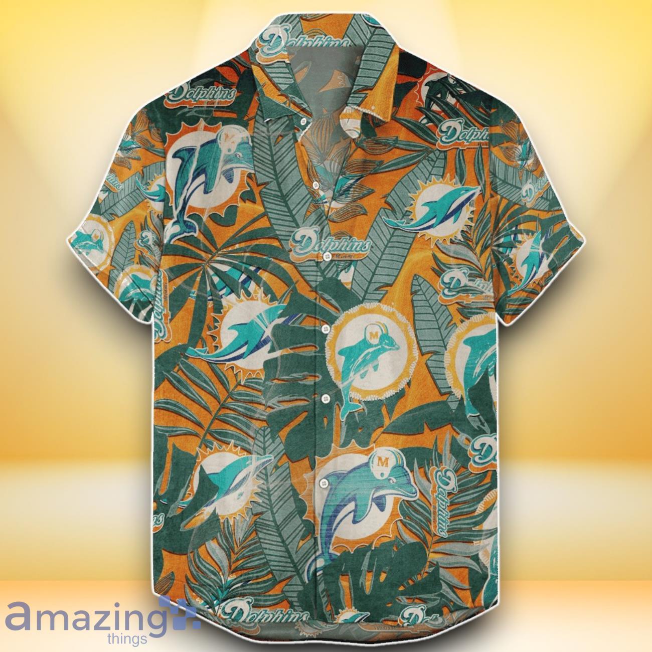 Miami Dolphins NFL Hawaiian Shirt Retro Style Special Edition For Fans Product Photo 1