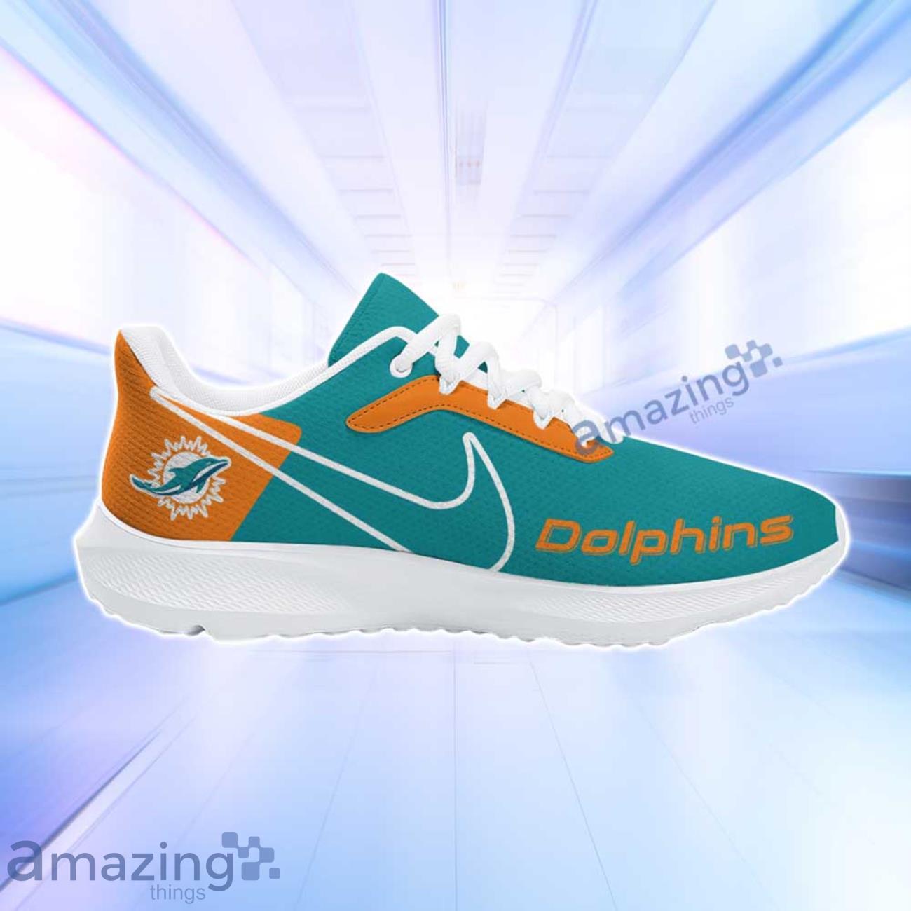 Miami Dolphins NFL Trending Air Mesh Running Shoes Custom Name For Fans image Miami Dolphins NFL Trending Air Mesh Running Shoes Custom Name For Fans Product Photo 3