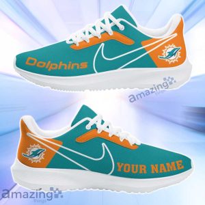 Miami Dolphins NFL Trending Air Mesh Running Shoes Custom Name For Fans Product Photo 1