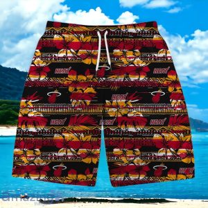 Miami Heat Team Logo Pattern Vintage Hawaiian Shirt And Short Product Photo 3