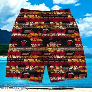 Miami Heat Team Logo Pattern Vintage Hawaiian Shirt And Short Product Photo 4