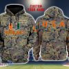 Miami Hurricanes 3D Printing Army Camo Pattern Unisex Hoodies Custom Name For Fans