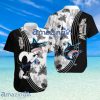Miami Marlins Logo Snoopy Pattern Tropical Button Down Hawaiian Shirt