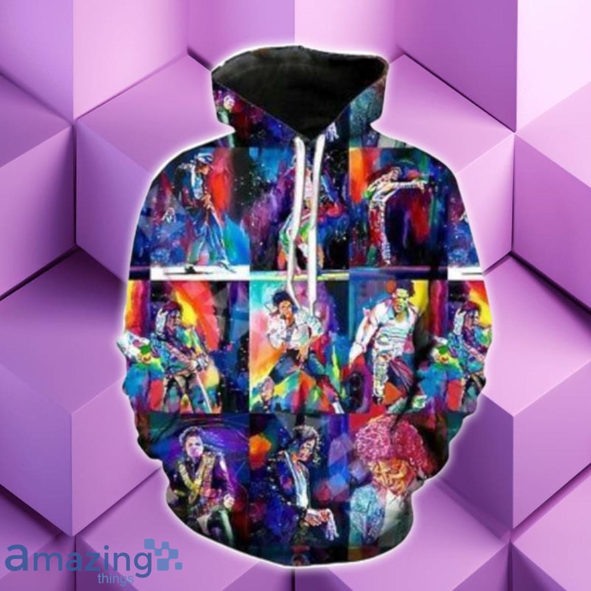 Michael Jackson And Pered Custom 3D Hoodie Best Gift For Men And Women image Michael Jackson And Pered Custom 3D Hoodie Best Gift For Men And Women Product Photo 1
