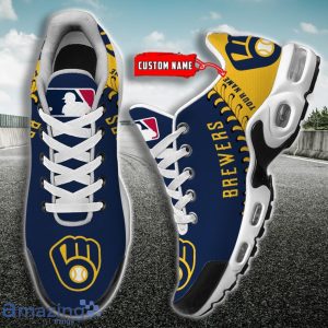 Milwaukee Brewers MLB Custom Name TN Sport Shoes Exclusive Design For Fan Club Product Photo 3