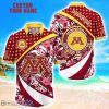 Minnesota Golden Gophers Custom Name Floral Hawaiian Shirt Summer Beach Shirt For Fans
