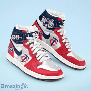Minnesota Twins MLB Air Jordan Hightop Custom Number & Name Trending Shoes Product Photo 2
