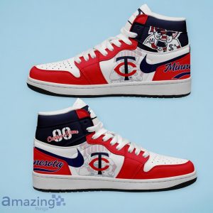 Minnesota Twins MLB Air Jordan Hightop Custom Number & Name Trending Shoes Product Photo 1