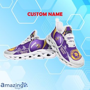 Minnesota Vikings NFL Fan Edition Custom Name Max Soul Comfort Shoes Product Photo 3