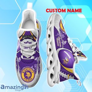 Minnesota Vikings NFL Fan Edition Custom Name Max Soul Comfort Shoes Product Photo 4