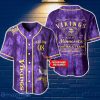 Minnesota Vikings NFL Jersey Baseball Shirt Exclusive Custom Number & Name Gift For Fans