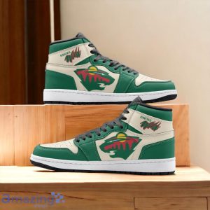 Minnesota Wild Air Jordan Hightop Shoes Special Gift For Fans Product Photo 1