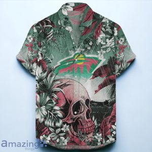 Minnesota Wild NHL Hawaiian Shirt Tropical Skull Design For Men Women Product Photo 1