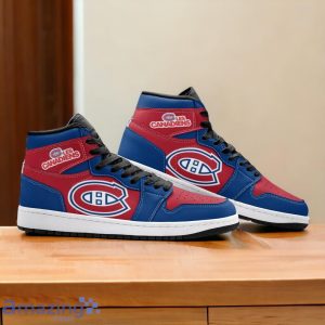 Montreal Canadiens Air Jordan Hightop Shoes Special Gift For Fans Product Photo 2