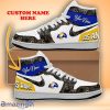 Los Angeles Rams Custom Name Air Jordan High Top Trendy Style For Fans