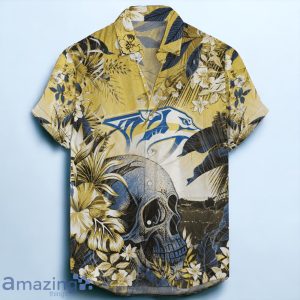 Nashville Predators NHL Hawaiian Shirt Tropical Skull Design For Men Women Product Photo 1