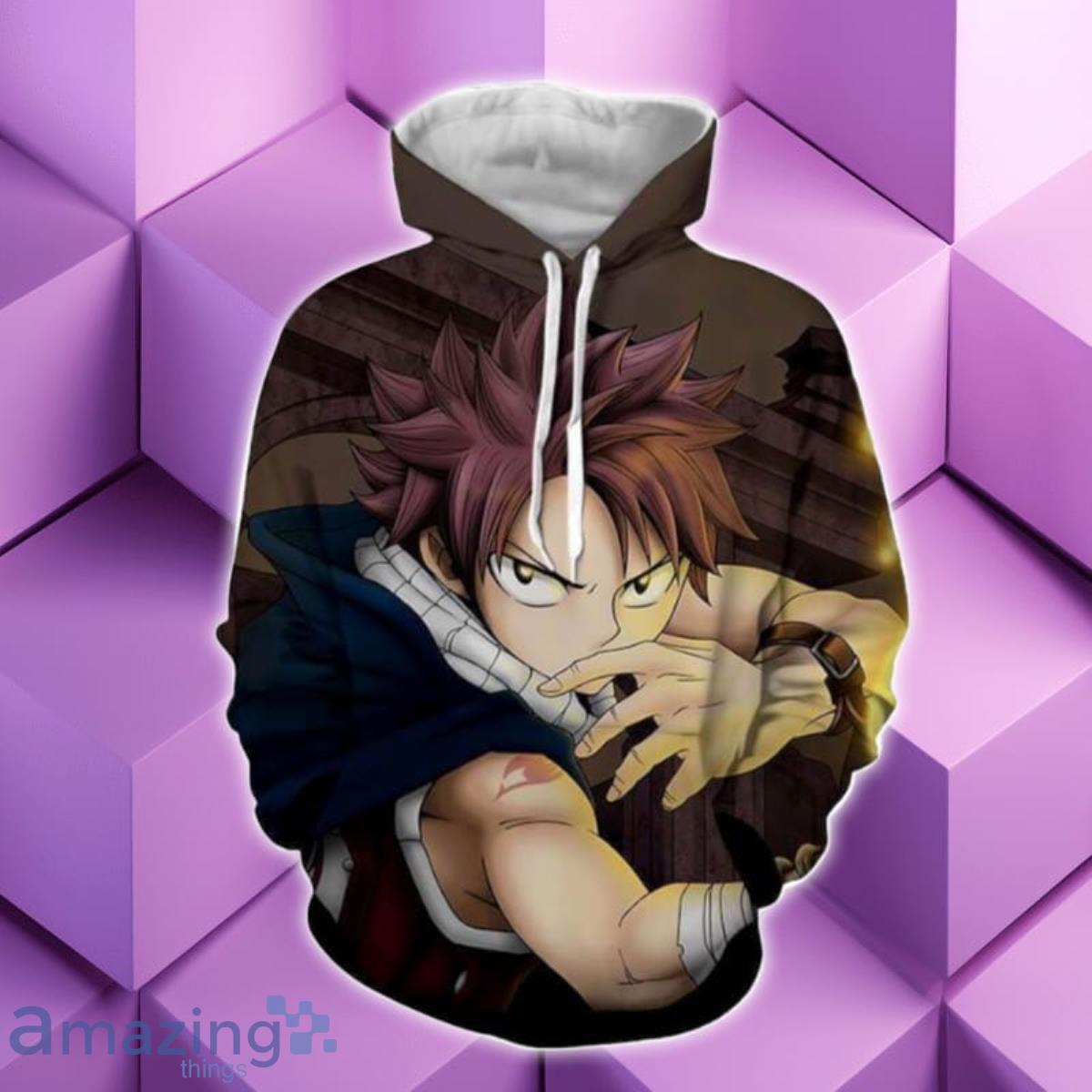 Natsu Dragneel Brown Fairy Tail 3D Hoodie Best Gift For Men And Women image Natsu Dragneel Brown Fairy Tail 3D Hoodie Best Gift For Men And Women Product Photo 1