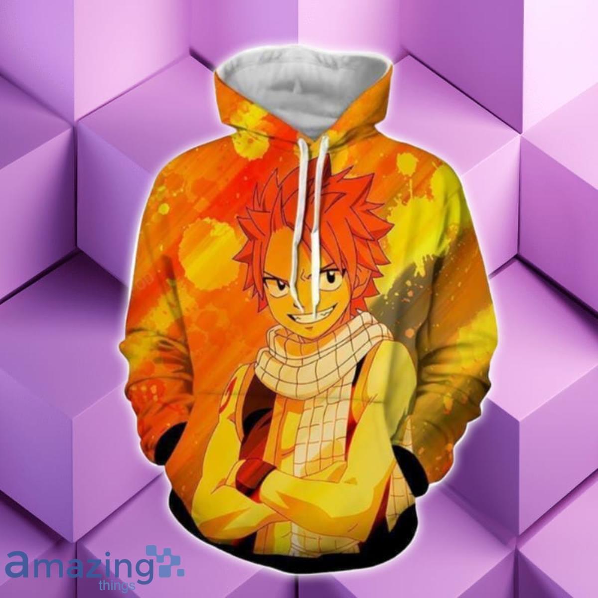 Natsu Dragneel Fairy Tail 3D Hoodie Best Gift For Men And Women image Natsu Dragneel Fairy Tail 3D Hoodie Best Gift For Men And Women Product Photo 1