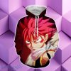 Natsu Dragneel Purple Fairy Tail 3D Hoodie Best Gift For Men And Women