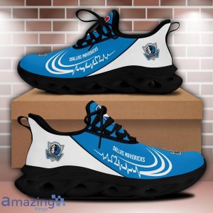 NBA Dallas Mavericks Custom Name Personalized Sneakers Max Soul Shoes For Fans Product Photo 2