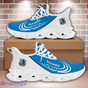 NBA Dallas Mavericks Custom Name Personalized Sneakers Max Soul Shoes For Fans Product Photo 1