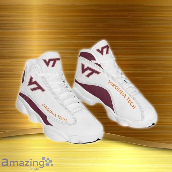 NCAA Virginia Tech Air Jordan 13 Printed Logo Best Gift Product Photo 1