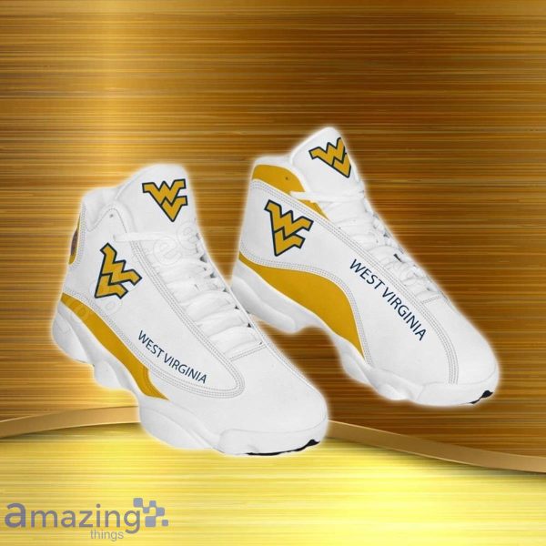 NCAA West Virginia Air Jordan 13 Printed Logo Best Gift Product Photo 1