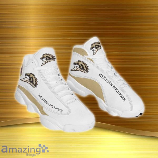 NCAA Western Michigan Air Jordan 13 Printed Logo Best Gift Product Photo 1