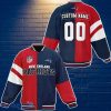 New Engl& Patriots Baseball Jacket Custom Number &  Name Youth Style For Fans