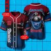 New England Patriots NFL 3D Custom Name & Number Metallica Baseball Jersey Shirt Best Gift