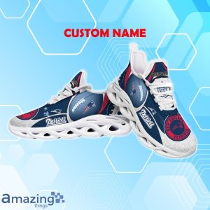 New England Patriots NFL Fan Edition Custom Name Max Soul Comfort Shoes Product Photo 3
