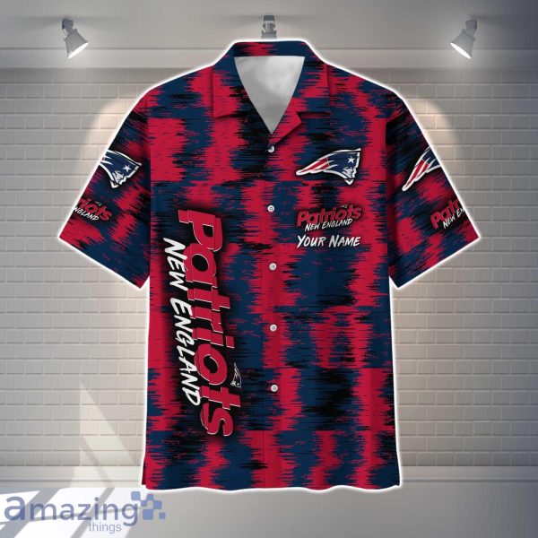 New England Patriots NFL Hawaiian Shirt Vintage Custom Name For Fans Product Photo 2