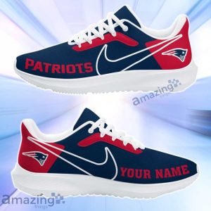 New England Patriots NFL Trending Air Mesh Running Shoes Custom Name For Fans Product Photo 1