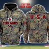 New Mexico State Aggies 3D Printing Army Camo Pattern Unisex Hoodies Custom Name For Fans