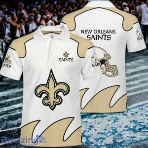 New Orleans Saints Men's Polo Shirts Impressive Gift White Product Photo 1