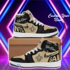 New Orleans Saints NFL Air Jordan High Top Fashionable Sneakers For Sport Fans Custom Name