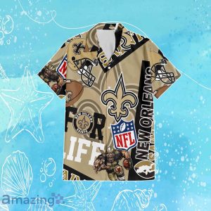 New Orleans Saints NFL Combo Hawaiian Shirt & Short Trending Gift For Fans Product Photo 2
