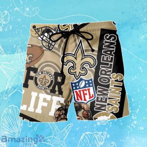 New Orleans Saints NFL Combo Hawaiian Shirt & Short Trending Gift For Fans Product Photo 4