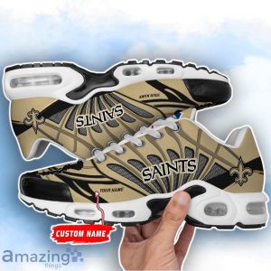 New Orleans Saints NFL Custom Name TN Sport Shoes Air Glide Runners For Fans Product Photo 2