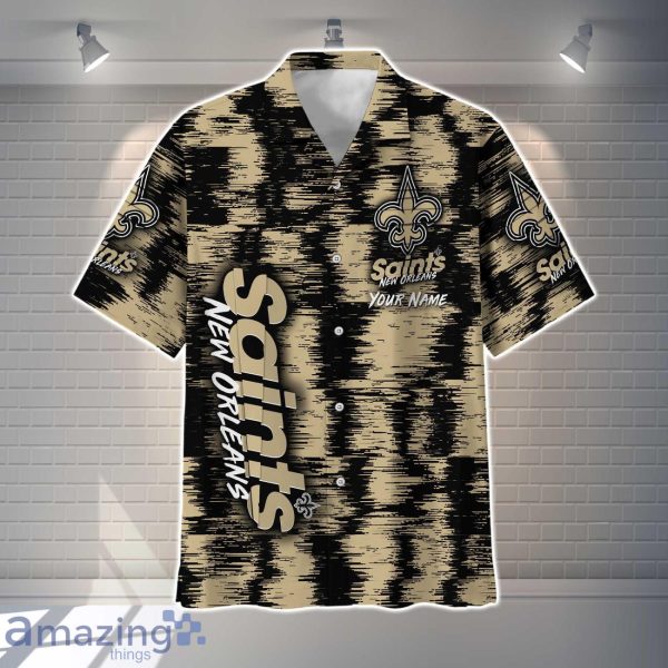 New Orleans Saints NFL Hawaiian Shirt Vintage Custom Name For Fans Product Photo 2