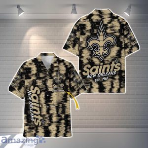 New Orleans Saints NFL Hawaiian Shirt Vintage Custom Name For Fans Product Photo 1