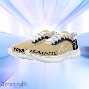 New Orleans Saints NFL Trending Air Mesh Running Shoes Custom Name For Fans Product Photo 2