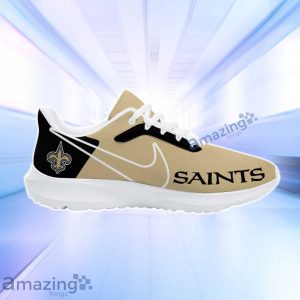 New Orleans Saints NFL Trending Air Mesh Running Shoes Custom Name For Fans Product Photo 3