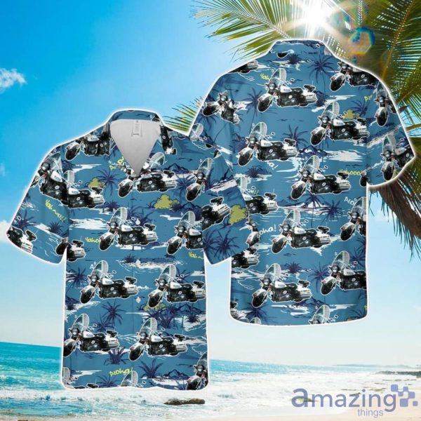New York City Police Department Highway Patrol Police Motorcycle Hawaiian Shirt Beach Shirt For Men Women Product Photo 1