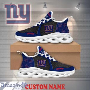 New York Giants Max Soul Shoes Logo Pattern Custom Name Best Gift For NFL Fans Product Photo 1