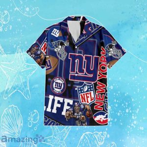 New York Giants NFL Combo Hawaiian Shirt & Short Trending Gift For Fans Product Photo 2