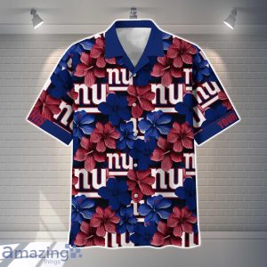New York Giants NFL Flower Hawaiian Shirt Custom Name Gift Ideas For Men Women Product Photo 2