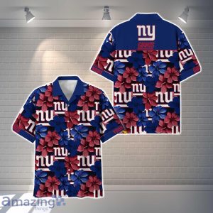 New York Giants NFL Flower Hawaiian Shirt Custom Name Gift Ideas For Men Women Product Photo 1