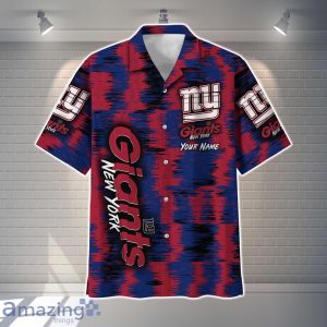 New York Giants NFL Hawaiian Shirt Vintage Custom Name For Fans Product Photo 2