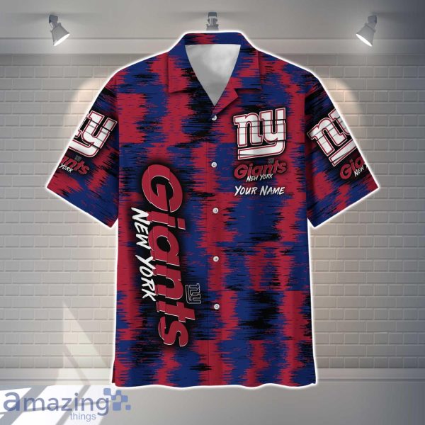 New York Giants NFL Hawaiian Shirt Vintage Custom Name For Fans Product Photo 2